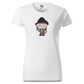 Da Oid Sinzer Griller T Shirt Damen Weiss Gehering Front